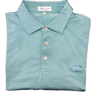 Peter Millar Polo Shirt Men's XL Summer Comfort Golf Performance Wicking UPF 50+